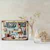 Vintage Laundry Room Metal Sign Wall Decor Retro Poster for Home