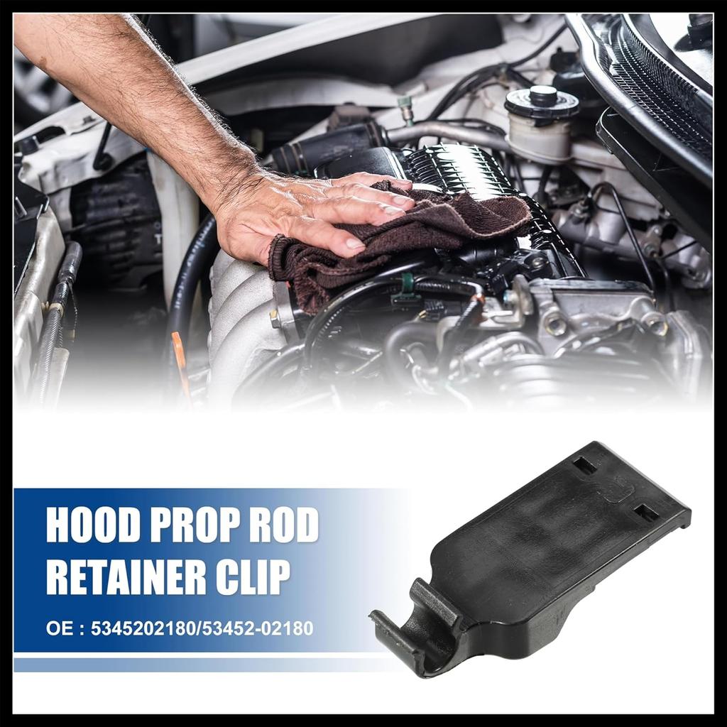 Motorhauben-Stützstangenhalter Motorhauben-Clips Motorhauben-Stangenclip Passend für Toyota Corolla 2015-2018 Nr. 5345202180/53452-02180 - Packung mit 1 Stück Langlebiges Material