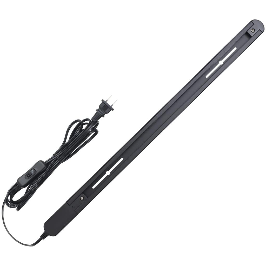 szbritelight Duct Rail Outlet 0.5m Cord with Switch Lighting Bar Easy Installation Plant Growing Ceiling Light (Black)