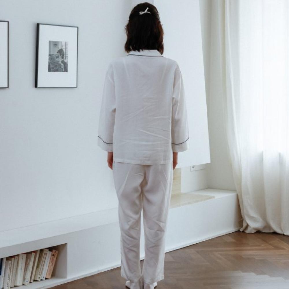 Frenchiel Natural Dye Modal Pajama Cream Fwpj903l 