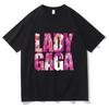 Lady Gaga T-shirt Graphic Printing Gothic Cotton Tee-shirt Short Sleeve Retro Tshirt Camisetas Punk Punk Round Neck Clothing ...