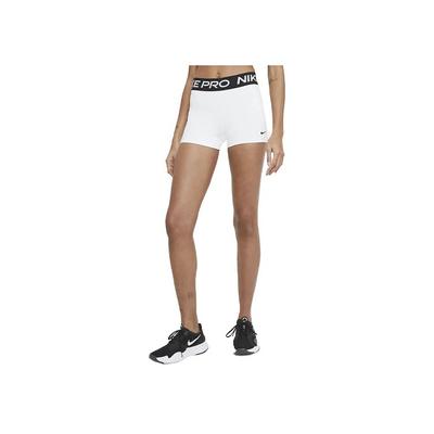 Shorts Esportivos Femininos Slim Fit com Cintura Elástica e Logo Pro Branco CZ9857-100