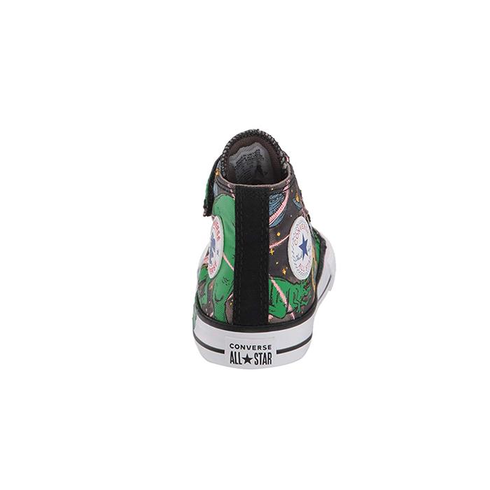 Converse Chuck Taylor All Star Interstellar Dinos Hook And Loop High-Top Casual Canvas Shoes Taupe Infant And Toddler