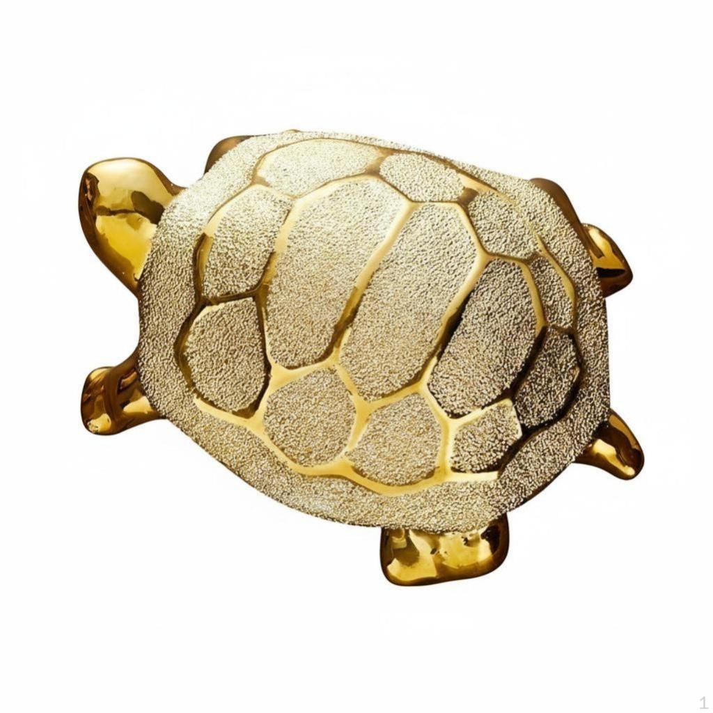 European Style Money Turtle Figurine, Longevity Home Decor, Creative Living Room Accent
