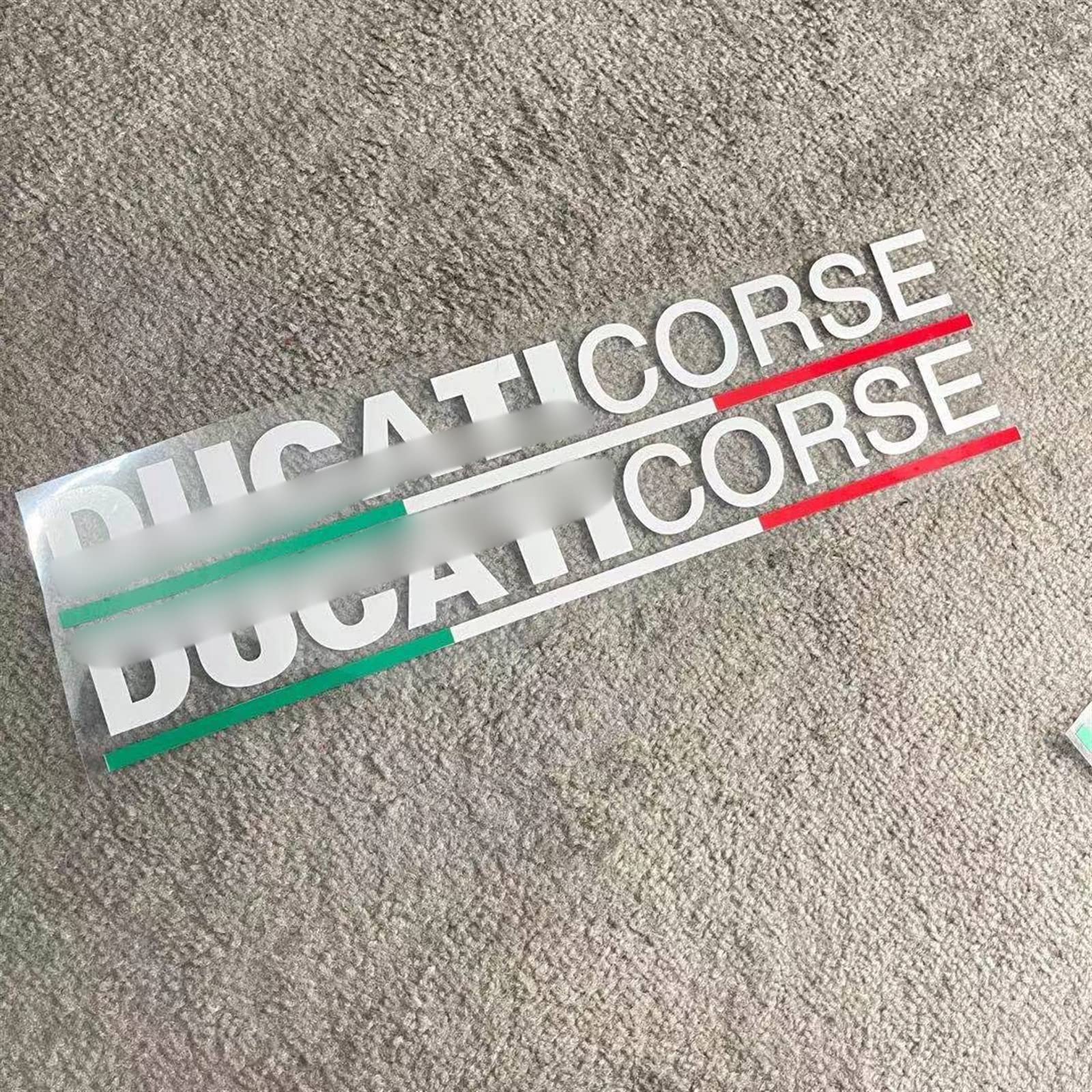 

Разноцветные мотоциклетные виниловые светоотражающие наклейки Логотип Ducaticorus Боковые панели кузова и педалей Итальянский флаг Ducati One Size белый