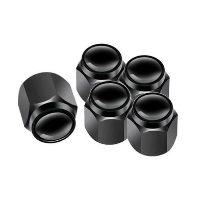 Tire Valves Stem Caps Metal with Rubber Seal Dust Proof Tire Valves Caps Easy Install Valves Caps for Universal Vehicles