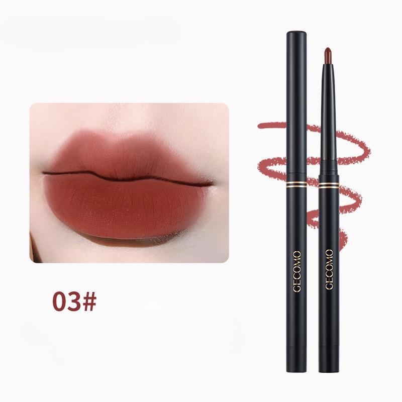 

Мягкий матовый карандаш для губ подчеркивает форму губ, стойкий цвет и отбеливание, объемные пухлые губы, матовая матовая помада 2.5g