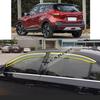 For NISSAN KICKS 2017 2018    Car Body Styling Sticker Plastic Window Glass Wind Visor Rain/Sun Guard Vent Parts