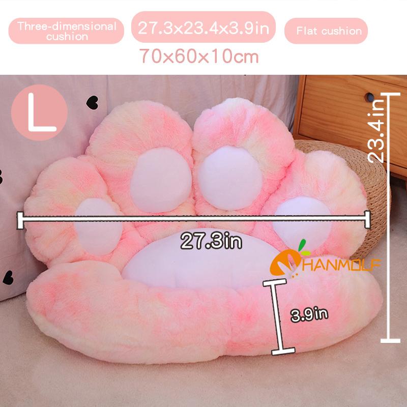 Cat'S Paw Plush Pillow Stuffed Fluffy Chair Sofa Cartoon Animal Seat Cushion Indoor Floor Decoration For Cats Dogs Present