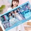 Large Doll Playset Girls 4-6 Years With Interchangeable Outfits Castle Carriage Accessories Plastic Jointed Figures