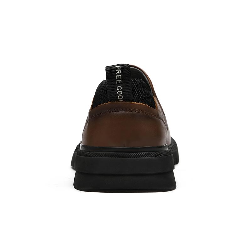 Bahar erkek Moda Yürüyüş sürüş ayakkabısı gündelik ayakkabı Vahşi Dantel-up düz ayakkabı Erkekler Klasik Iş Resmi Ayakkabı