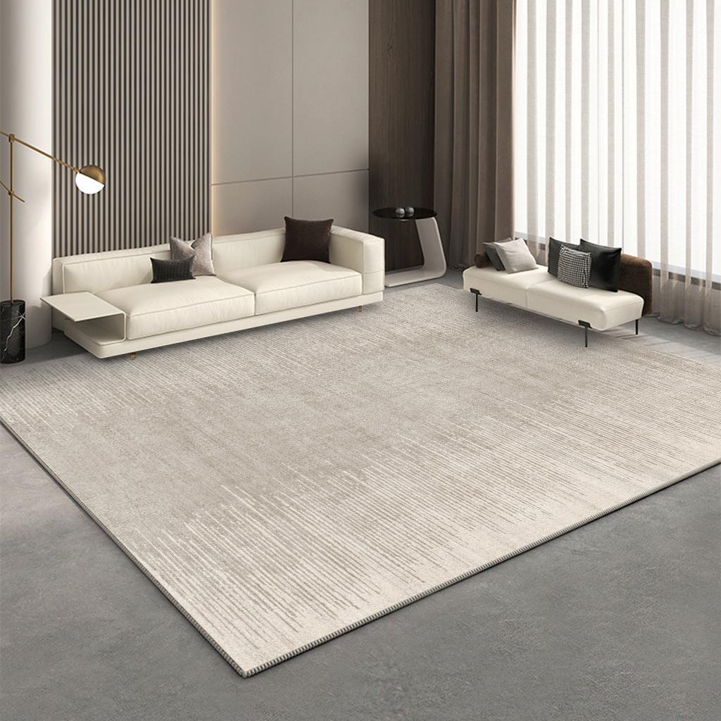 Luxurious Modern Minimalist Coffee Table Rug: Dirt-Resistant, Versatile for Living Room, Bedroom, or Bay Window