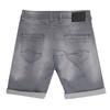 DEELUXE 74 Children's Washed Grey Arvin Shorts with Turn-Ups