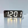 Led Mini Mirror Alarm Clock Electronic Digital Alarm Clock Digital Table Clock Room Desk Decorating Smart Small Tools Home