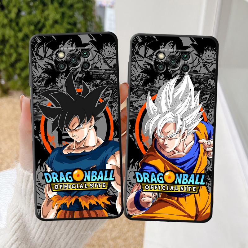 Dragon Ball Son Goku Funda Phone Cover Case for Xiaomi Poco F8 F1 C75 C71 F3 M5 M3 M4 M7 Pro X3 X4 X5 X7 Pro C61 C50