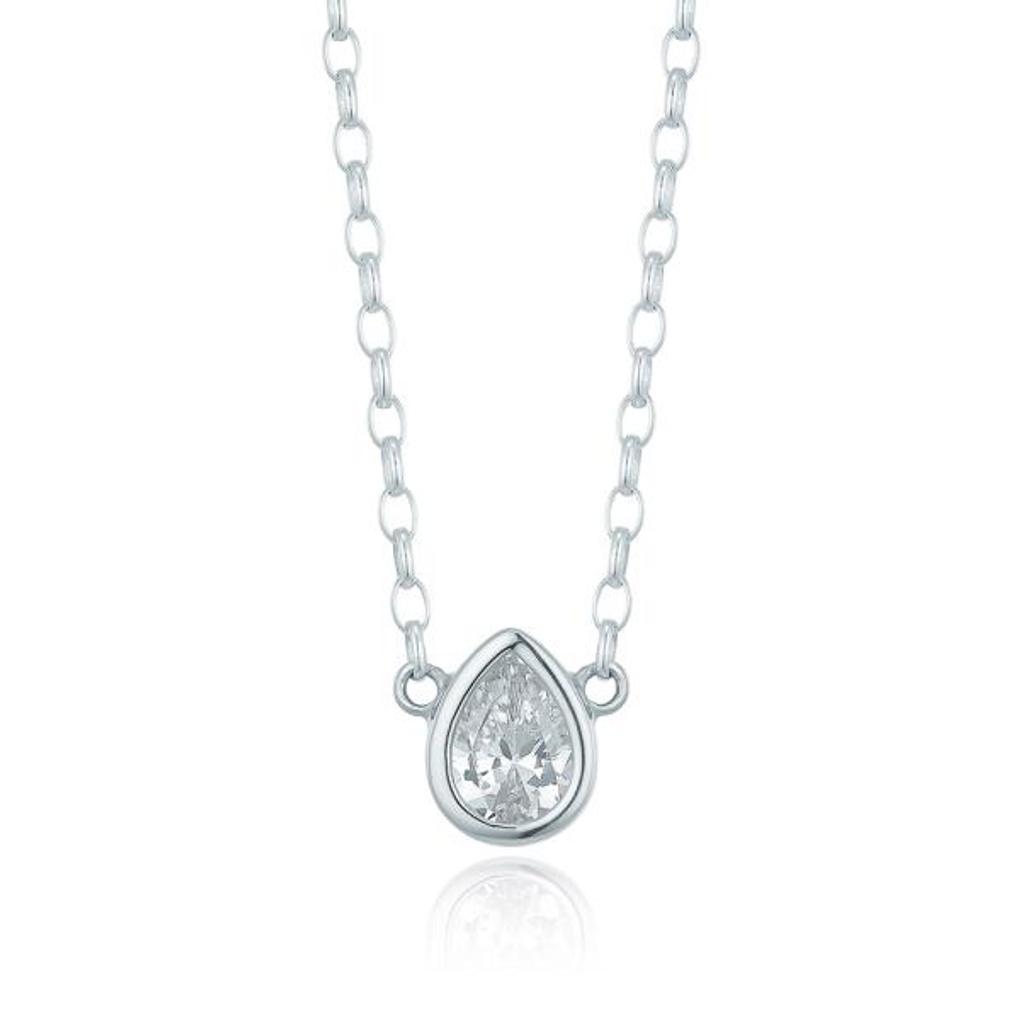 [Puremond] Water Drop Necklace OTN222810DWW