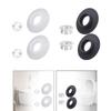 2 Set Dual Flush Valve Diaphragm Seal and Clip Easy To Install Wide Compatibility Replacement Part for Sv92467 Sv93467