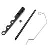 Multipurpose Folding Aluminum Alloy Tripod Lamp Holder Suitable for Camping Hiking Picnics with Height Adjustment