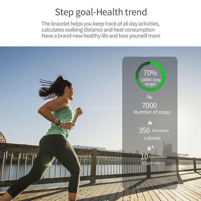 Fashion Bluetooth Womens Smart Watch Fitness Tracker For Iphone Andriod