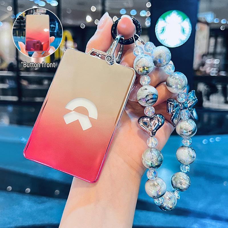 NIO Car NFC Key Card Case: ES6/ES8/EC6/ET5 Protective Shell with Women's Buckle