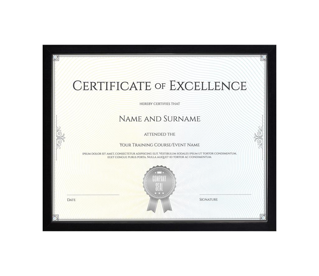 Photo Frame 15/15 Basic M044 Black 21X30 Cm