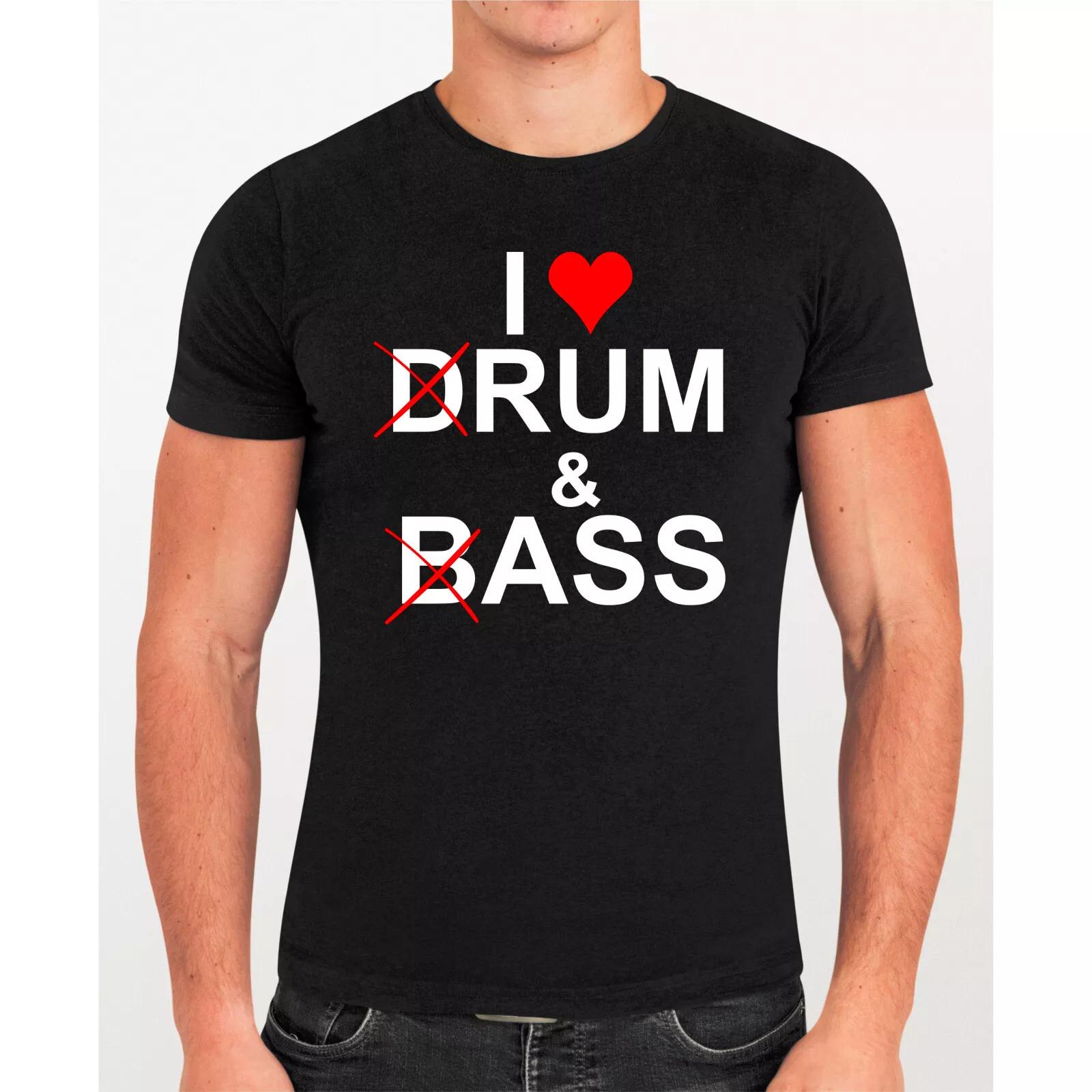 I Love Drum And Bass I Love Rum And Ass T-Shirt, Naughty Talk Funny Gift Tee Top L