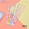 Cute Cartoon Erasable Gel Pen For Students Blue/black Ink 0.5mm Tip