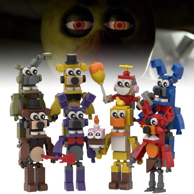 Five Nights At Freddys 8pcs Assembling Building Blocks Toys Tabletop Decoration