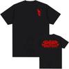 Bílé Logo Maskáčové Grafické Trička SLAUGHTER TO PREVAIL Rocková Kapela Trička Hip Hop Unisex Streetwear Bavlna Krátký Rukáv Pánské Tričko