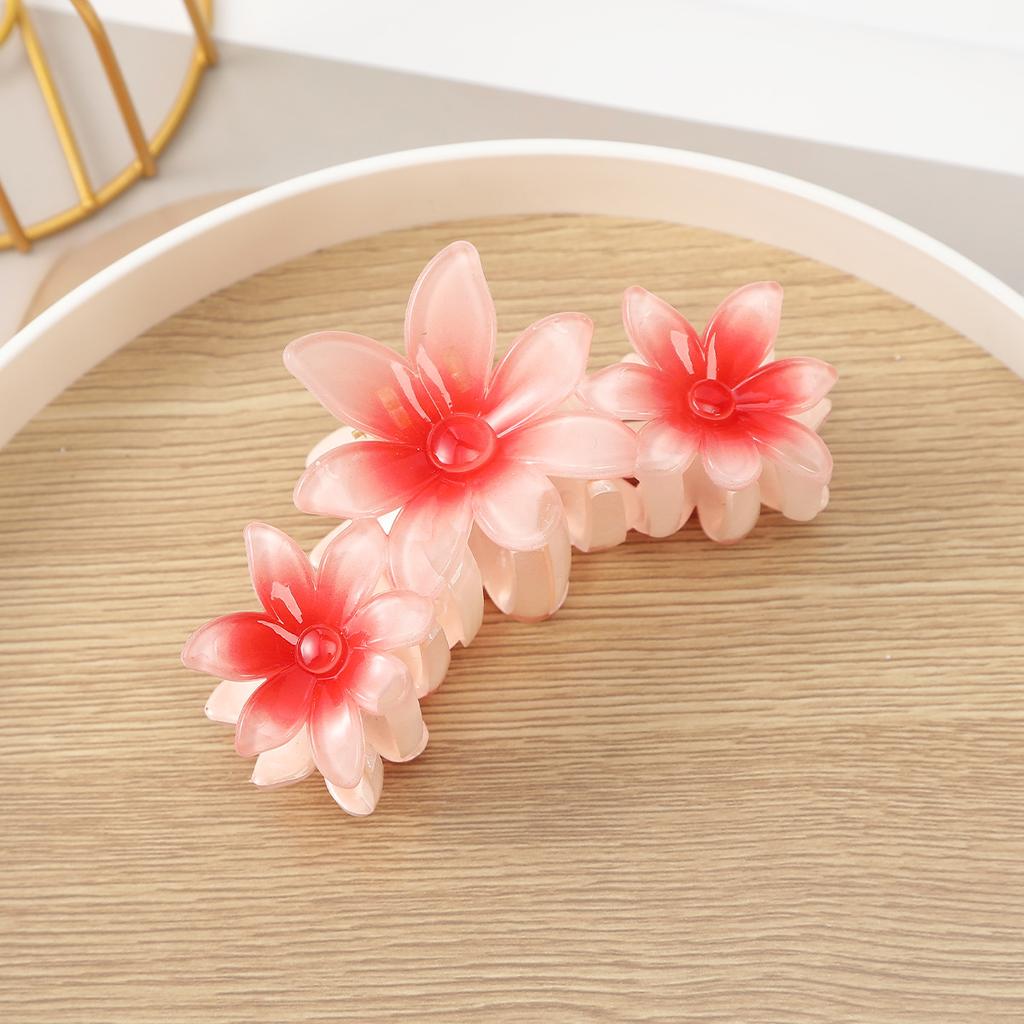 1pc Novelty Candy-colored Flower Hair Clip, Egg Flower Hair Claw, Updo Shark Clip Hair Decoration