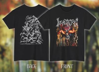 INCANTATION – Mortal Throne of Nazarene Copertina Album – Cotone Pesante Unisex Premium