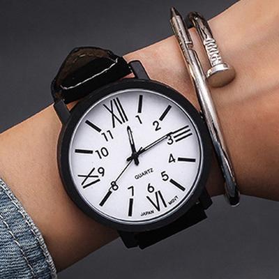 Women Watches Roman Numerals Dial Leather Band Quartz Wristwatch Fashion Female Clock Ladies Watches