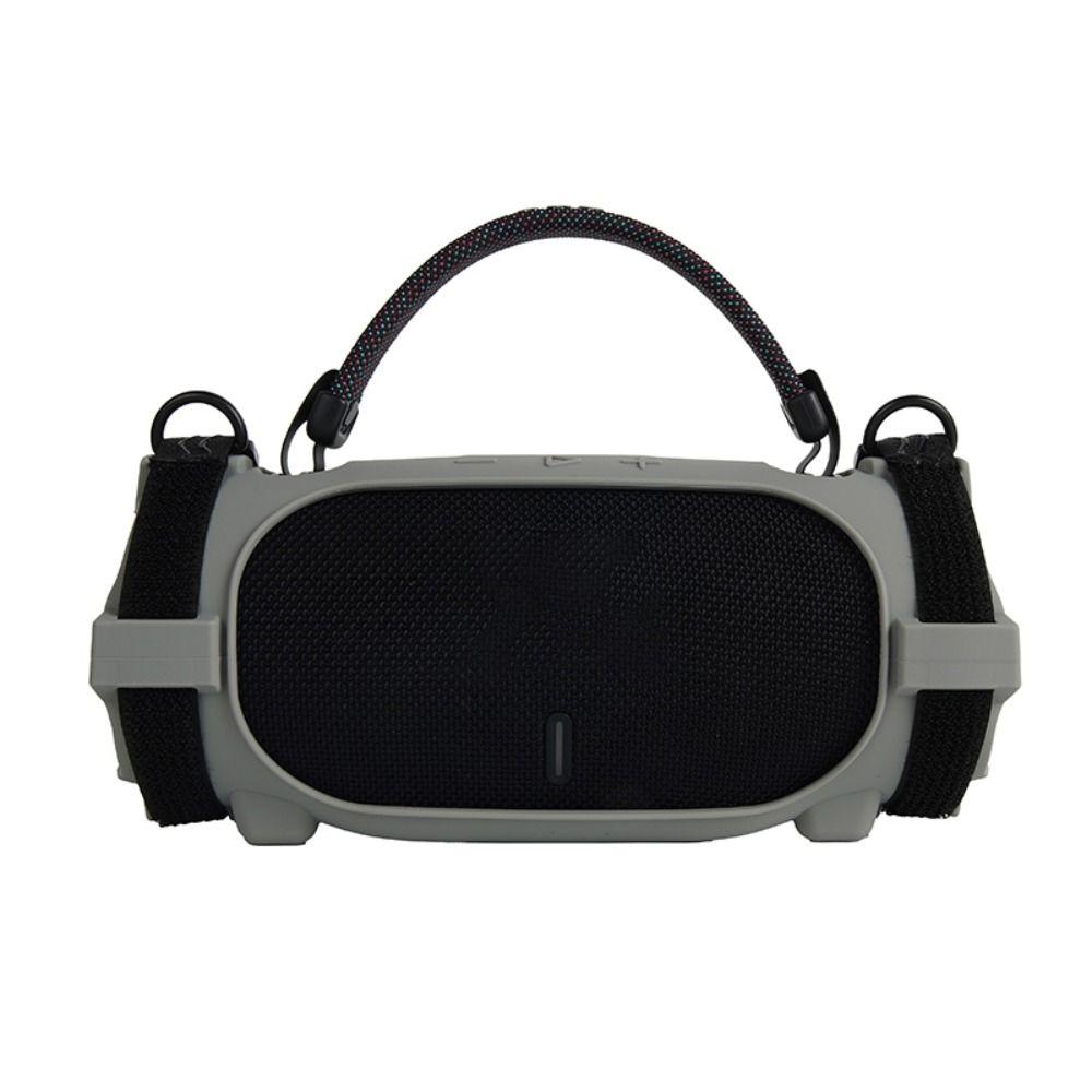 with Shoulder Strap Bluetooth Speaker Storage Bag Silicone Carry Sleeve for JBL Charge 6 Travel