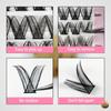 Natural Look Individual Lashes Kit Wispy DIY Eyelash Extension Kit  for Beginners