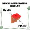 194Pcs/Lot 87580 Modified 2x2 Groove Construction Bricks Moc Construction Accessories Works With featuring Brick Kids Playthings Gift Idea