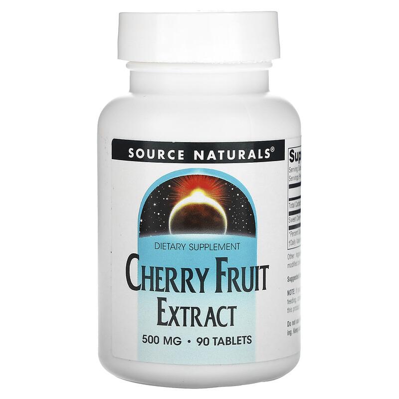 Cherry Fruit Extract, 500 mg, 90 Tablets
