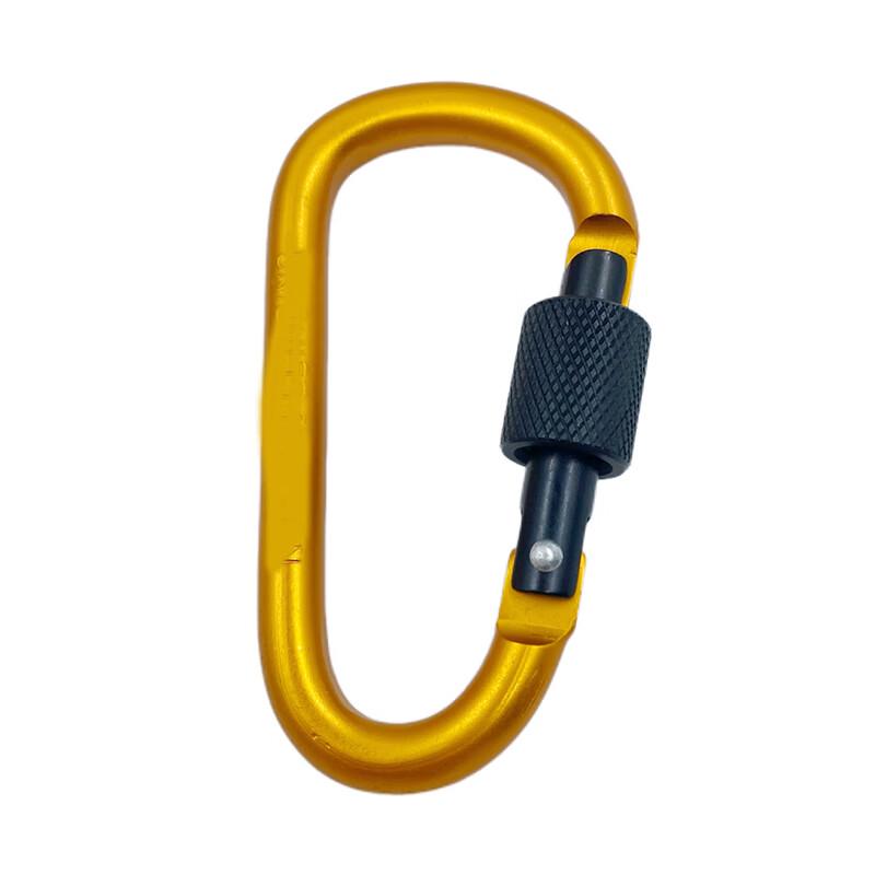 Junwen D-Type Aluminum Alloy Climbing Carabiner золотой