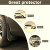 4Pcs MudFlaps Compatible with Hyundai IONIQ 6 2023 2024 IONIQ6 Mudguards Mud Flaps Splash Guards Front Rear Wheels Fend Car Accessories