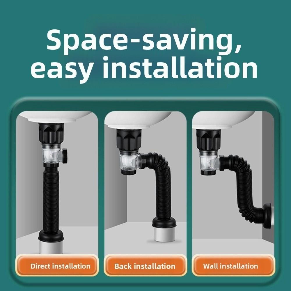 Dual-use Hand Basin Drain Stopper Anti-odor Basin Drain Hose and Accessories Gifts Basin Drain