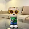 Cartoon Bear Piggy Bank: Creative Modern Ceramic Ornament for Living Room