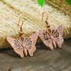 Vintgae Metal Dangle Earrings for Women Geometric Statement Butterfly Dragonfly Shape Creative Animals Earrings Daily Wear Gifts