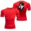 Fitness Sportswear Bleach Teenagers Tshirt Graphic Tops Tight Training Clothes Boys Compression Gym Running Basketball Clothes