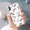 Eyelash pattern And Eyebrow Drawing Phone Case for iphone 13 8 7 6 6S Plus X 5S SE 2020 XR 11 12 mini pro XS MAX