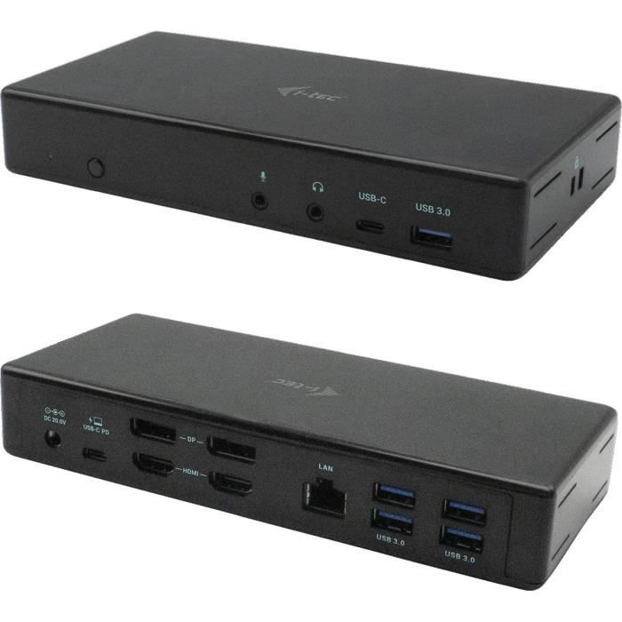 I-tec - USB-C dokkingstasjon for 4 skjermer -
