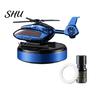 Car Perfume 1 Set Air Freshener Solar Rotating Solid Aromatherapy Helicopter Shape Fragrance Diffuser Ornament Automotive Decoration
