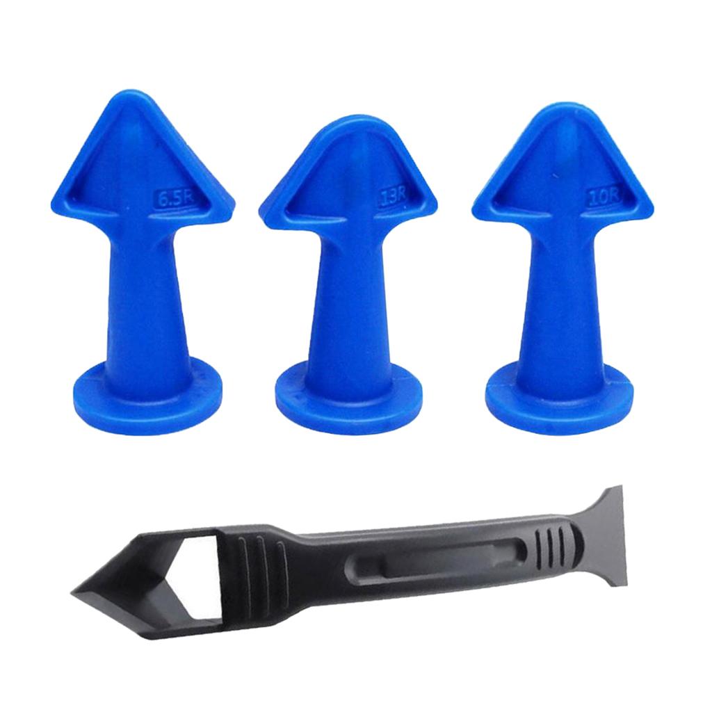 Caulk Nozzle Scraper Grout Kit Spatulas Set Hand Tools for Home