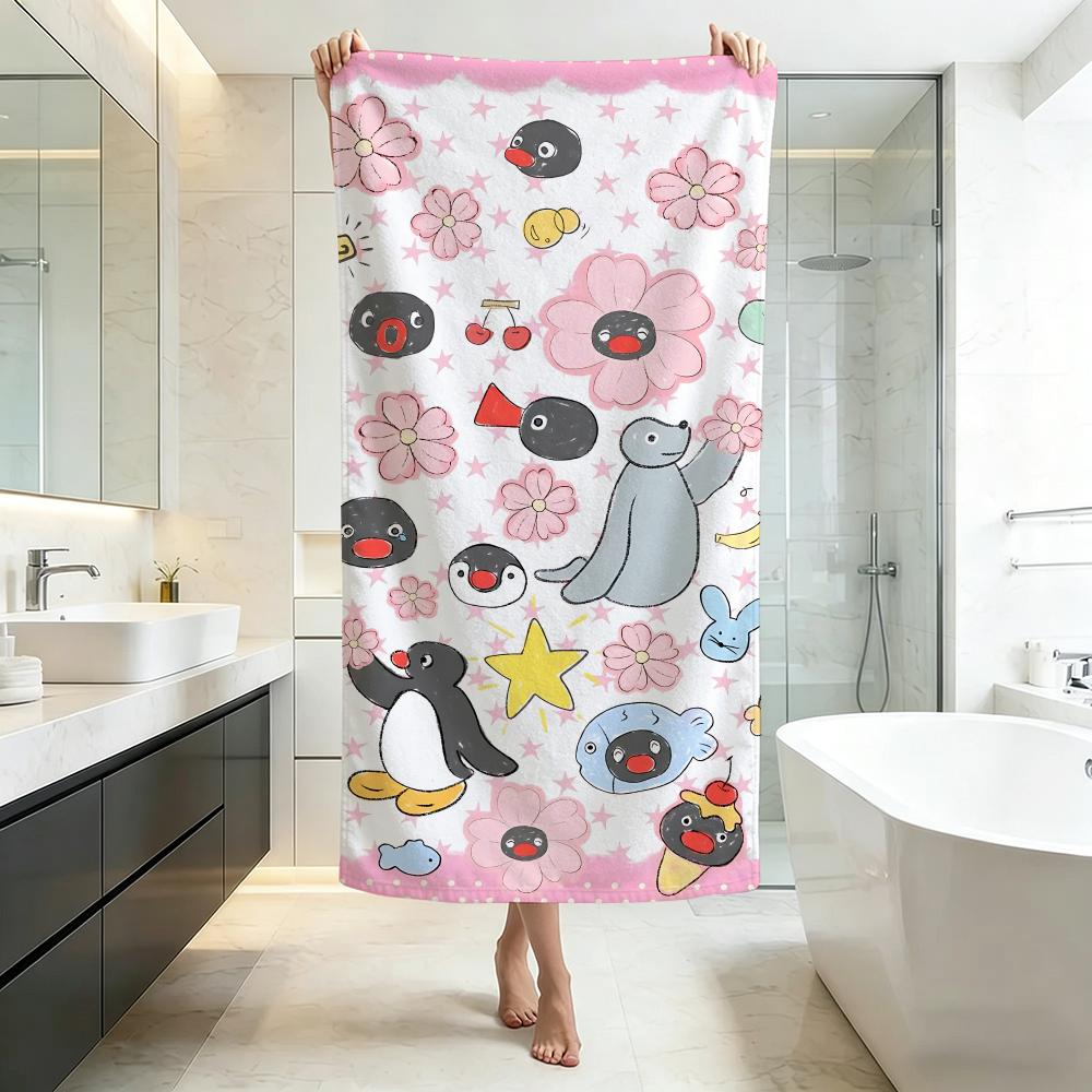 Cute P-PinguS Towel Five-Star Hotel Quality Eco-Friendly Ultra Soft Thick Towels & Beach Towels