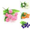 Exquisite 9 Heads Artificial Carnation Bouquet For Realistic Home And Wedding Floral Decor