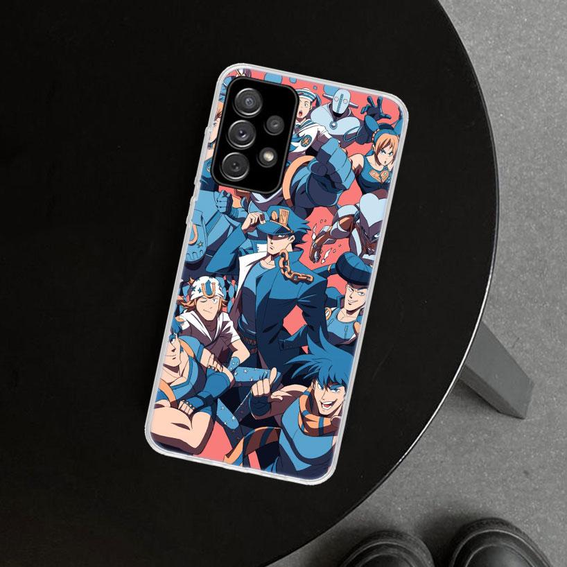 JOJO Anime Cartoon Phone Case Cover For Samsung Galaxy A12 A22 A32 A52 A72 A02S A51 A50S A31 A20S A10S Note 20 Ultra 10 Plus Gal