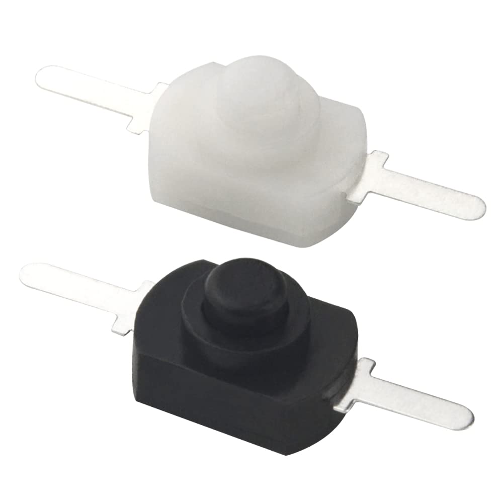 WMYCONGCONG 40 szt. Latarka Włącz/Wyłącz Typ SMD Mini Przełącznik Samoblokujący Przycisk Przełącznik Światło